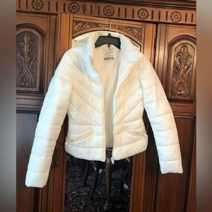 Packable Winter White Coat